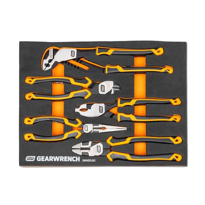 GEARWRENCH GWMSPLR01 5 Piece PITBULL Cushion Grip Pliers Set