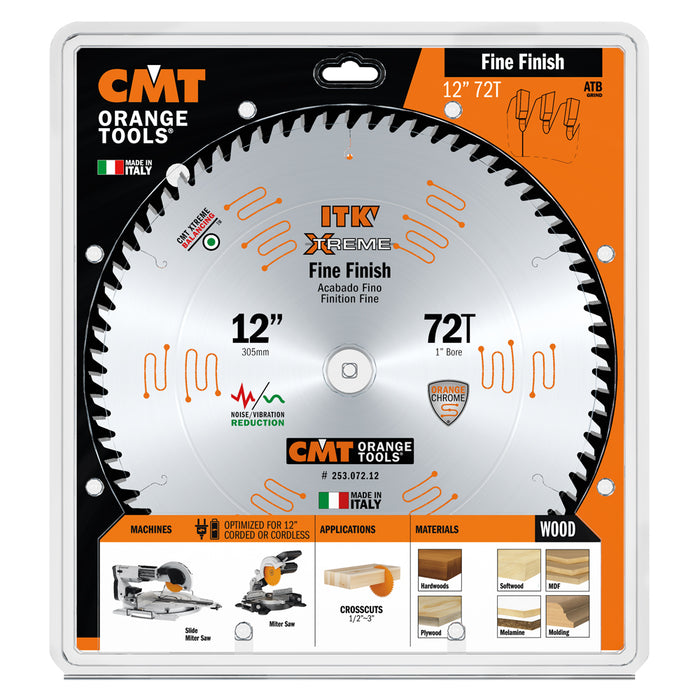 CMT Orange Tools 253.072.12 ITK Comp Miter 12"x72x1"