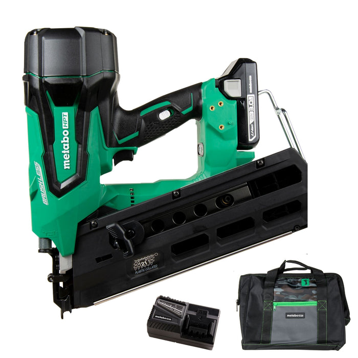 Metabo HPT NR1890DRS 3-1/2 Inch 21 Degree 18V Plastic Strip Cordless Framing Nailer