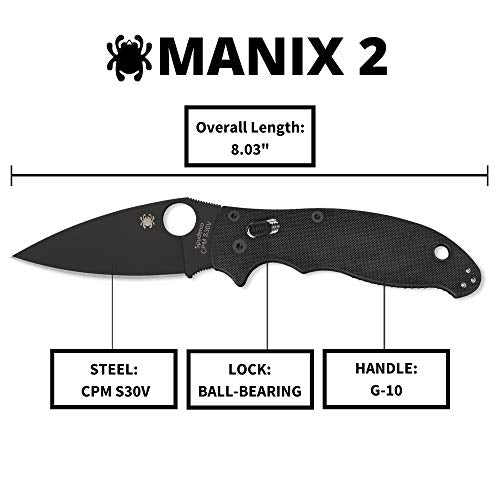 SpyderCo C101GPBBK2 Manix 2 Signature Knife