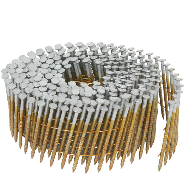 Metabo HPT 13362HPT 1-1/2" x .092 16° Full Round Head Hot Dipped Galvanized Ring Shank Wire Coil Siding Nails