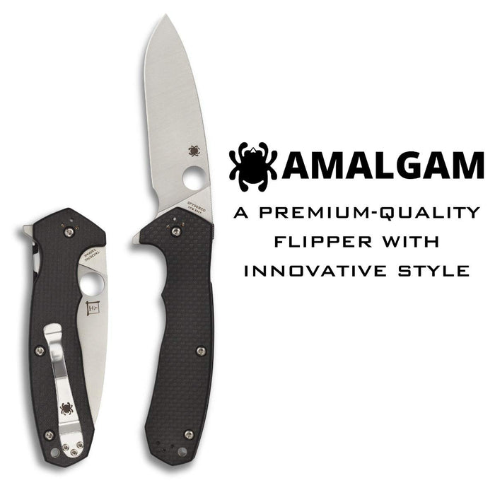 Spyderco C234CFP Amalgam Premium Flipper Knife