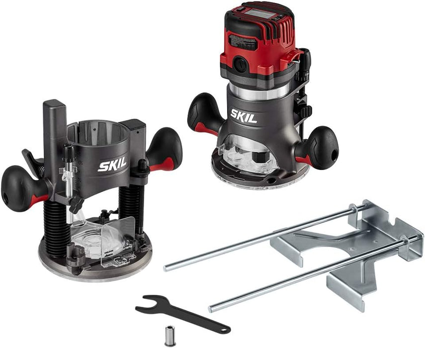 Skil RT1322-00 Amp Plunge and Fixed Base Digital Router Combo