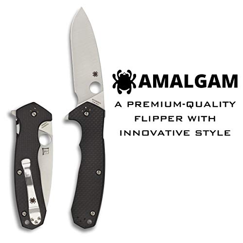 Spyderco C234CFP Amalgam Premium Flipper Knife