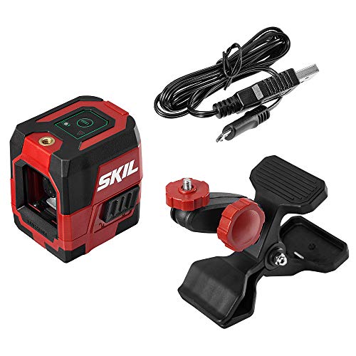 SKIL LL9324G-01 65ft Green Self-leveling Cross Line Laser Level