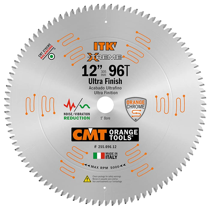 CMT 255.096.12 12" Xtreme Ultra Finish Blade