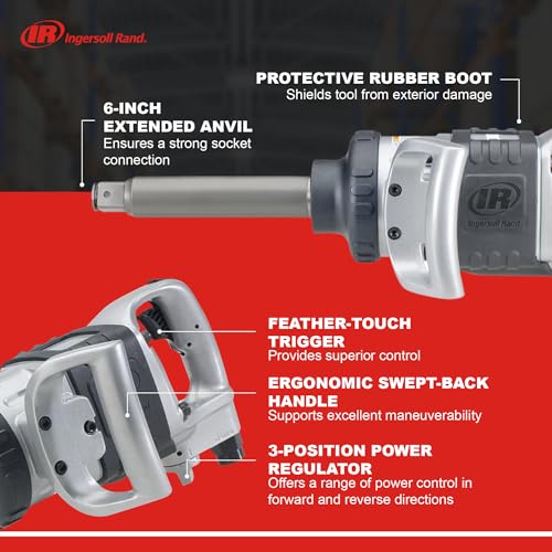 Ingersoll Rand 285B-6 1" Air Impact Cordless Pneumatic Impact Wrench