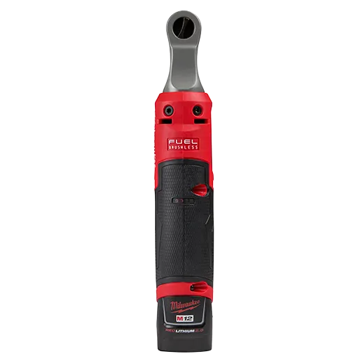 Milwaukee 2566-22 M12 FUEL Brushless Lithium-Ion 1/4 In Cordless High Speed Ratchet Kit with 2 Batt