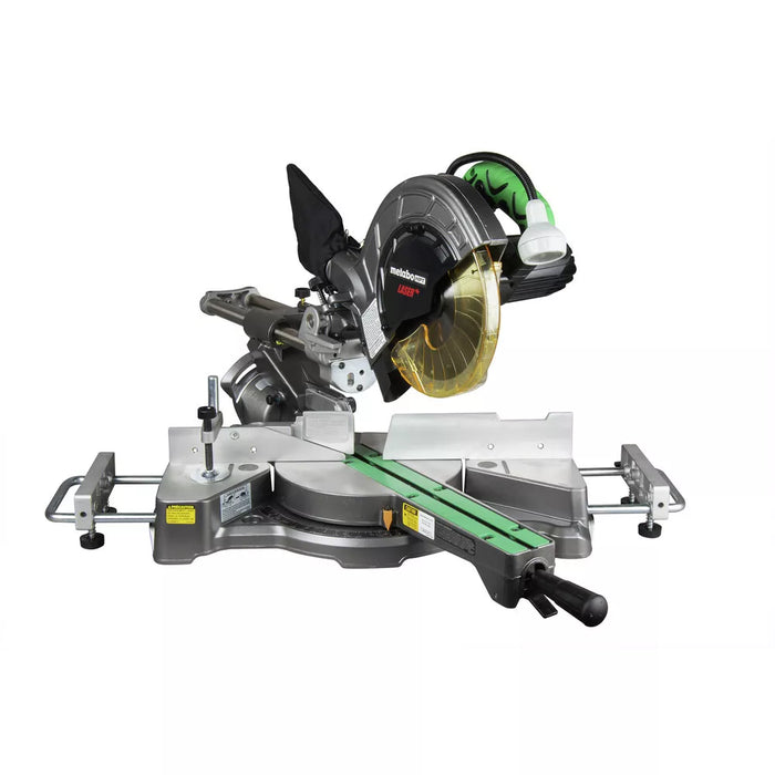 Metabo HPT C8FSHESM Sliding Dual Compound Miter Saw with Laser 8-1/2 Inches