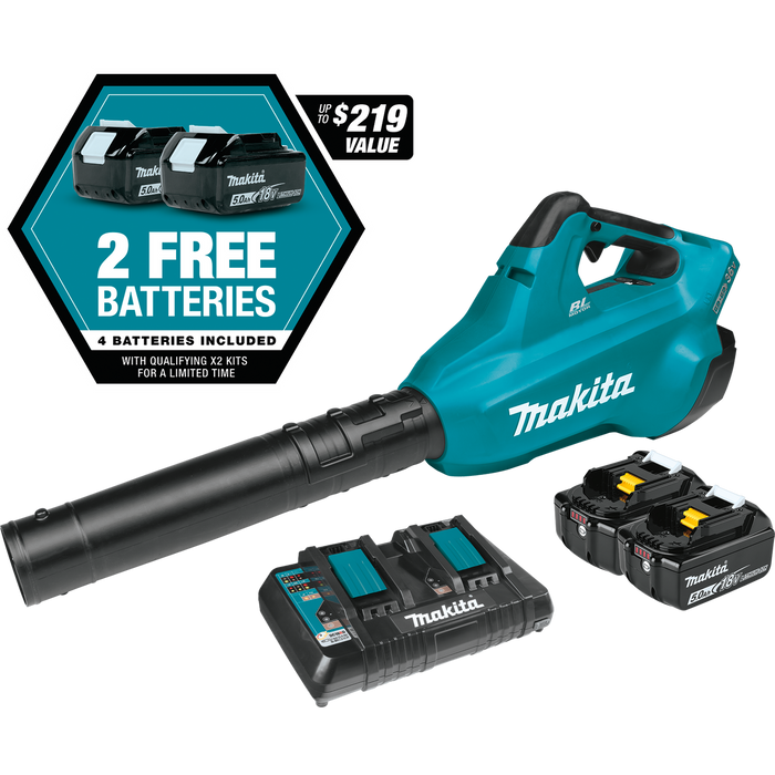 36V (18V X2) LXT® Brushless Blower Kit with 4 Batteries (5.0Ah)