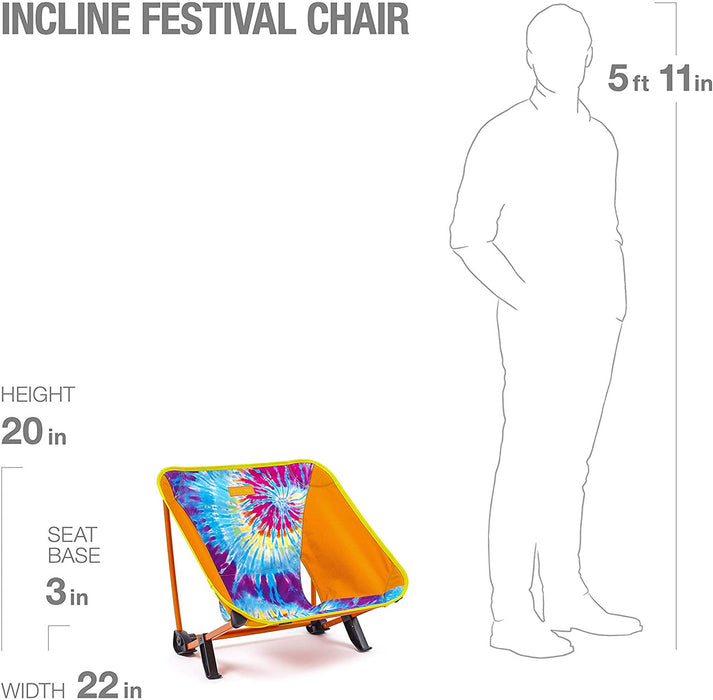 Helinox Incline Festival Chair, Tie Dye