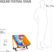 Helinox Incline Festival Chair, Tie Dye
