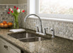 Bexley Chrome Two-Handle High Arc Kitchen Faucet