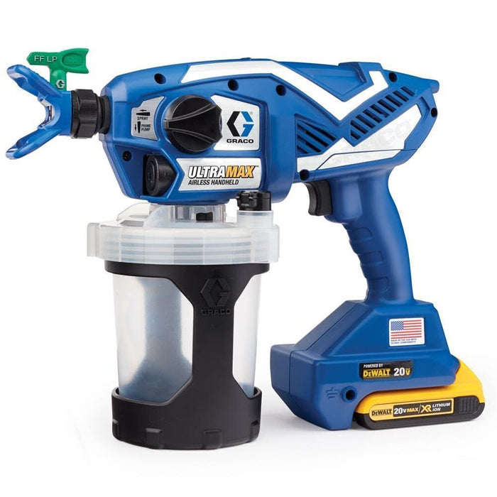 Graco 17M367 ULTRA MAX Cordless Paint Sprayer with 20V MAX DeWalt Battery